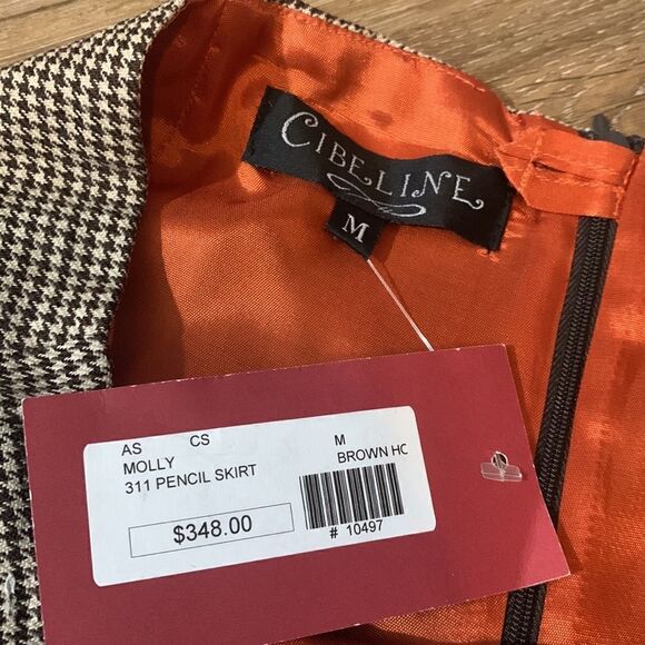 NWT Cibeline Sariano Wool Pencil Skirt - Picture 2 of 8